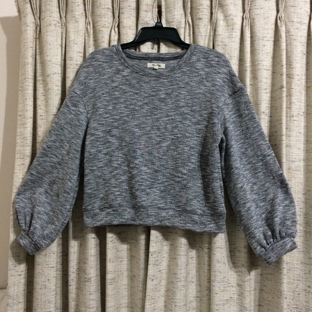 Madewell Textured Crewneck Sweatshirt